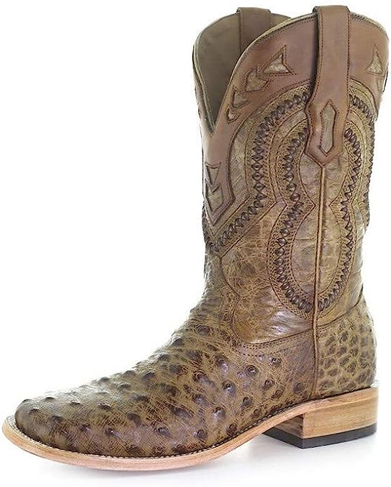 Corral Mens Ostrich Western Boot A4008