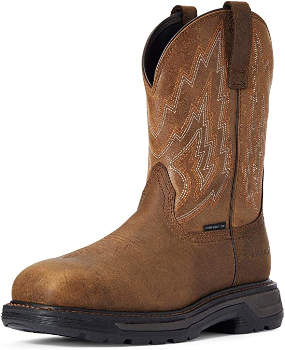 ARIAT Men's Rye Big Rig Western Work Boot Composite Toe - 10033965