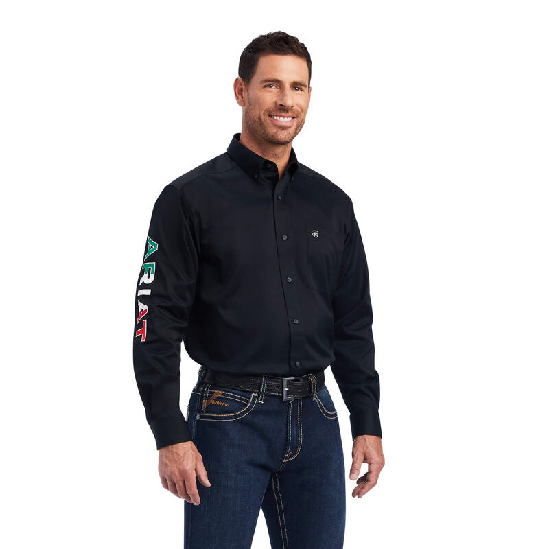 Ariat Men's Team Logo Twill Classic Fit Shirt 10038500