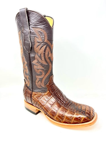 Cowtown Brown Caiman Western Boot Q8878